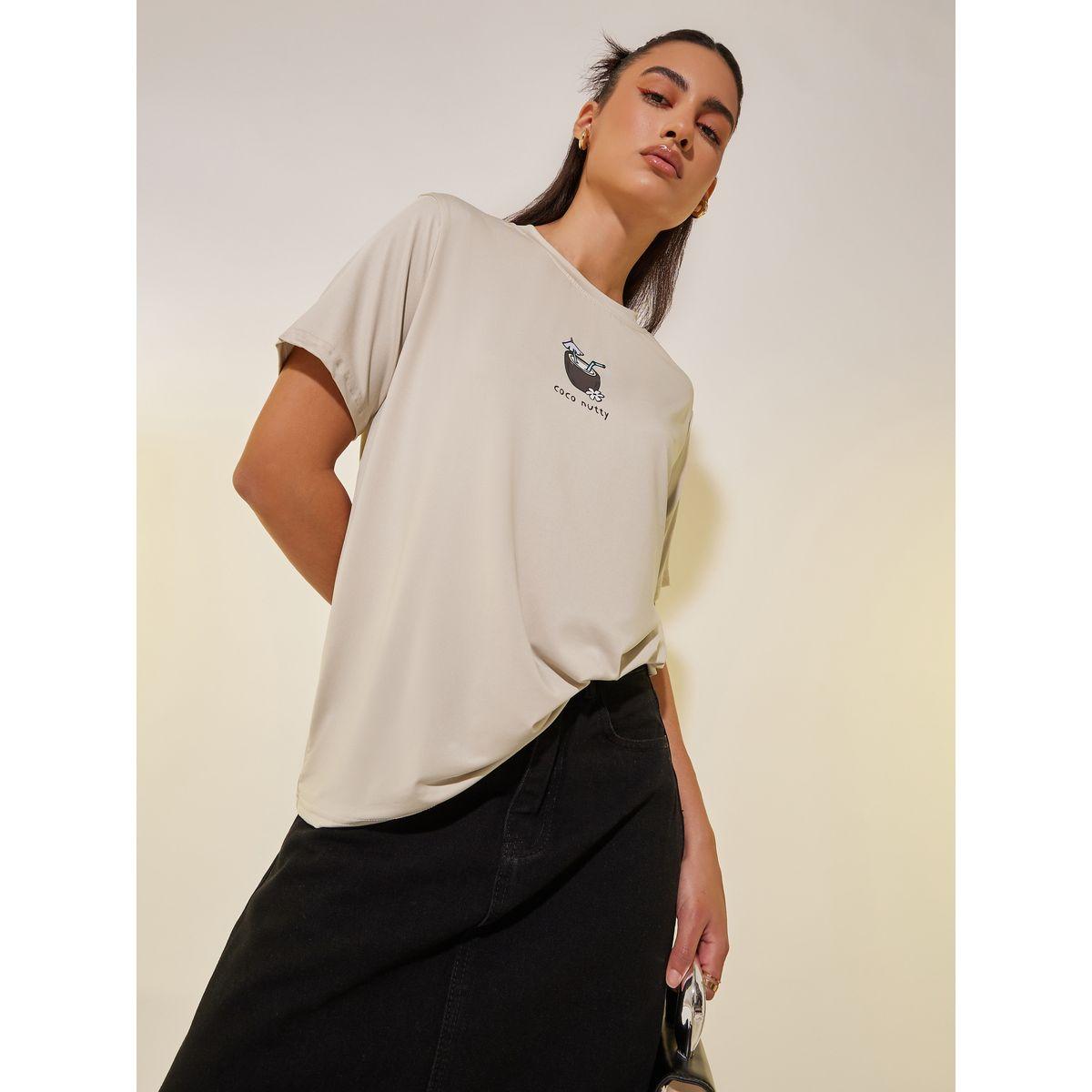 Styli Graphic Print Round Neck Regular Fit T-Shirt-women-clothing-tshirts-image-1