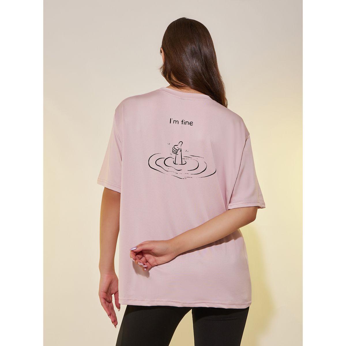 Styli Back Graphic Print Round Neck Regular Fit T-Shirt-women-clothing-tshirts-image-1