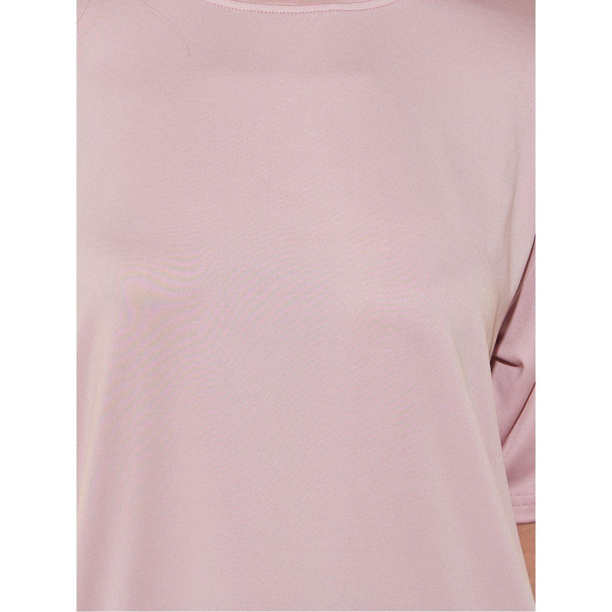 تيشيرت بقصة عادية وياقة دائرية-women-clothing-tshirts-image-4