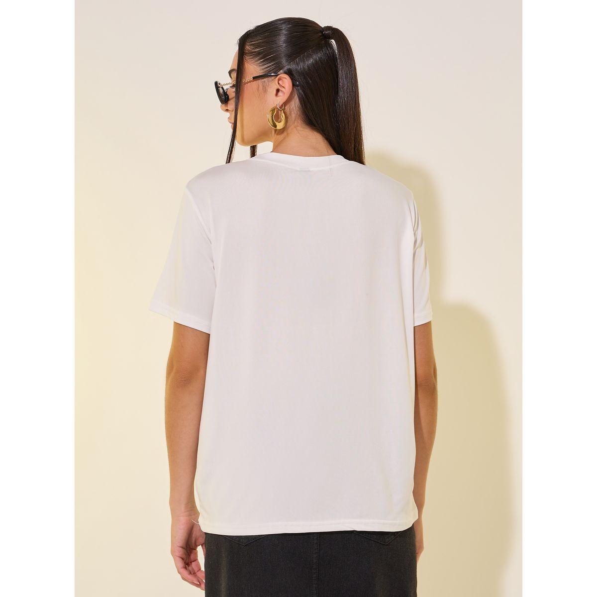 Styli Round Neck Graphic Print T-Shirt-women-clothing-tshirts-image-4