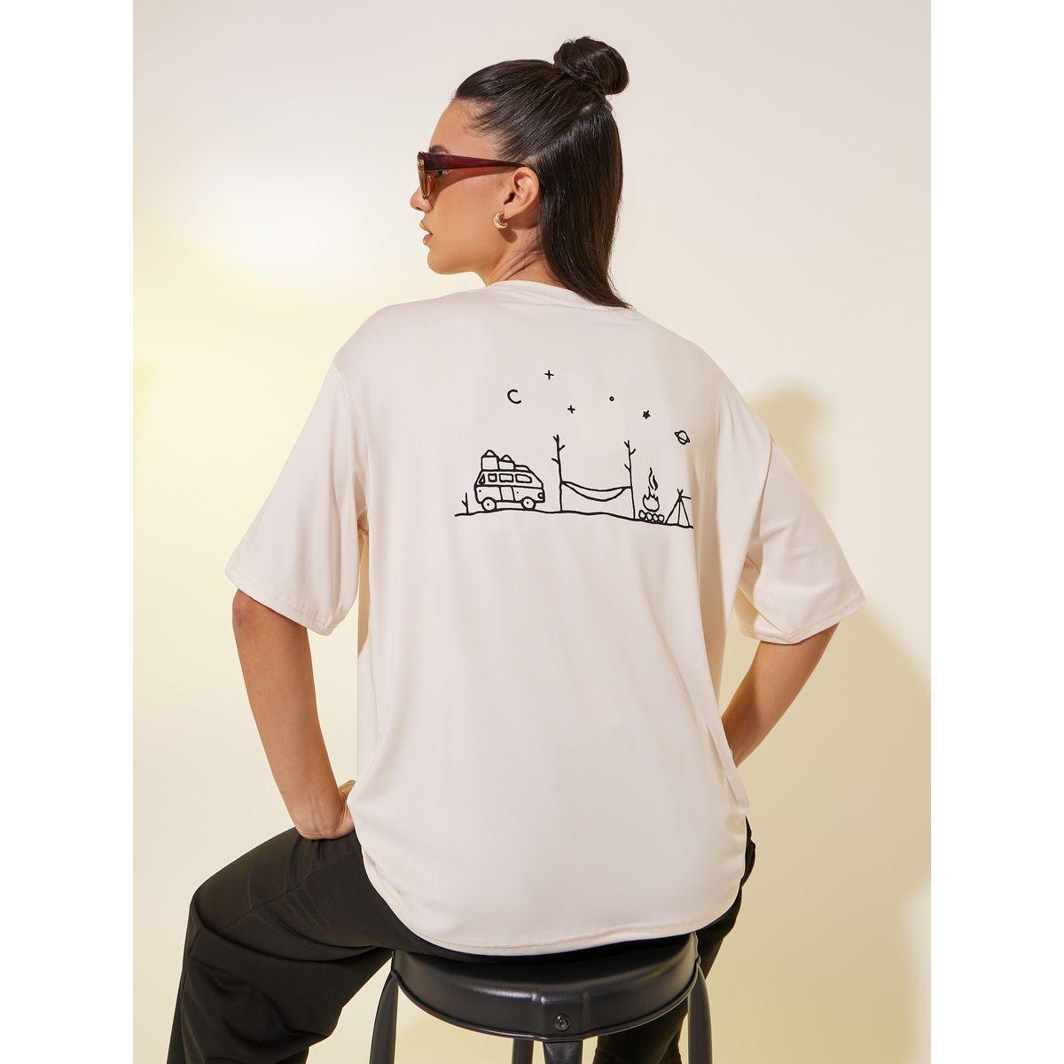 Styli Back Graphic Print Round Neck Oversized T-Shirt-women-clothing-tshirts-image-1