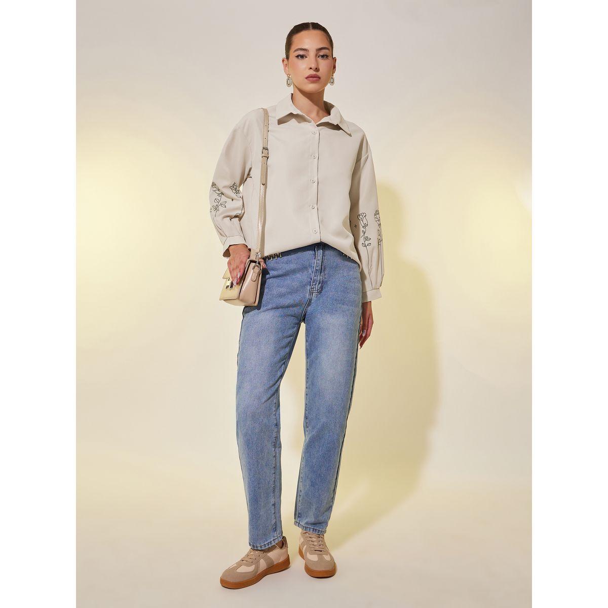 بلوزة بطبعة زهور وياقة سبريد وأكمام طويلة-women-clothing-shirtsandblouses-shirts-image-2