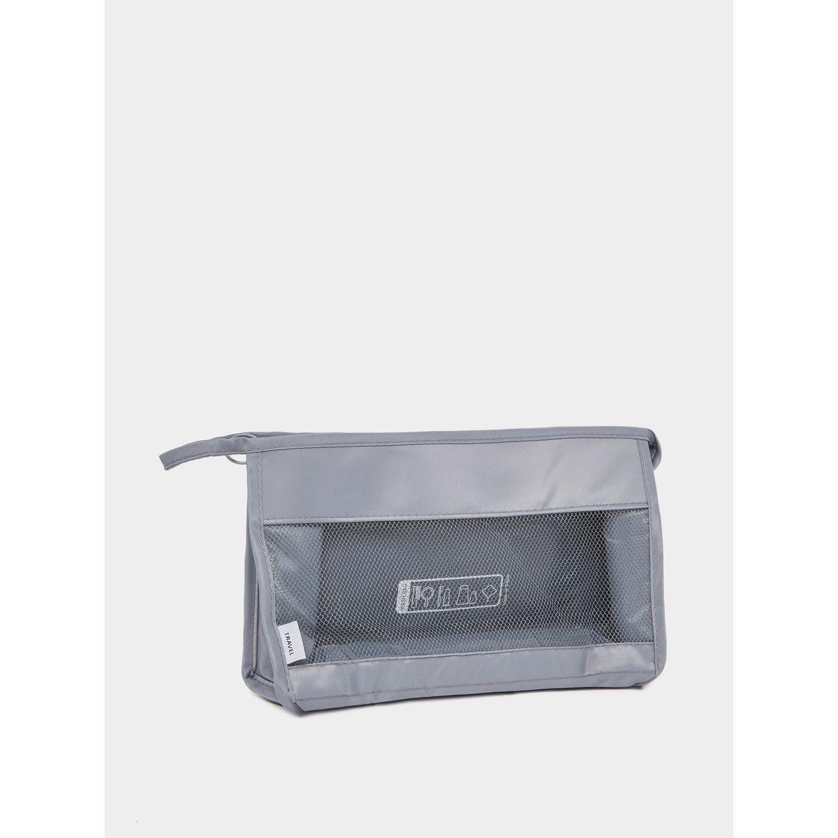 Styli Mesh Cosmetic Wash Bag with Zip Closure-women-bagsandwallets-handbags-image-1
