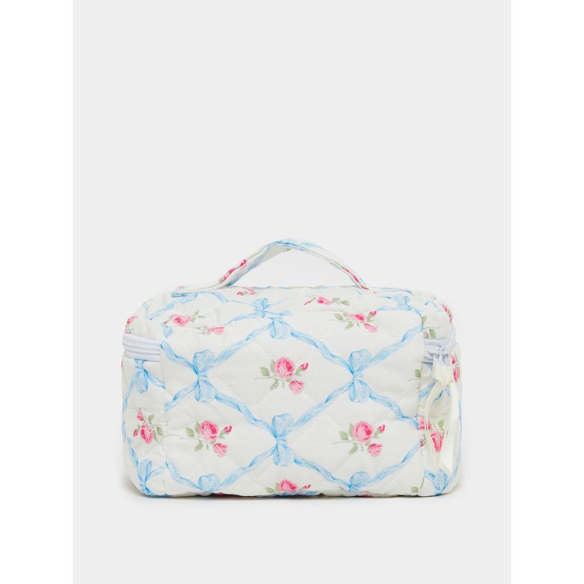 مجموعة من 2 شنطة أدوات تجميل بطبعة زهور-women-bagsandwallets-handbags-image-2