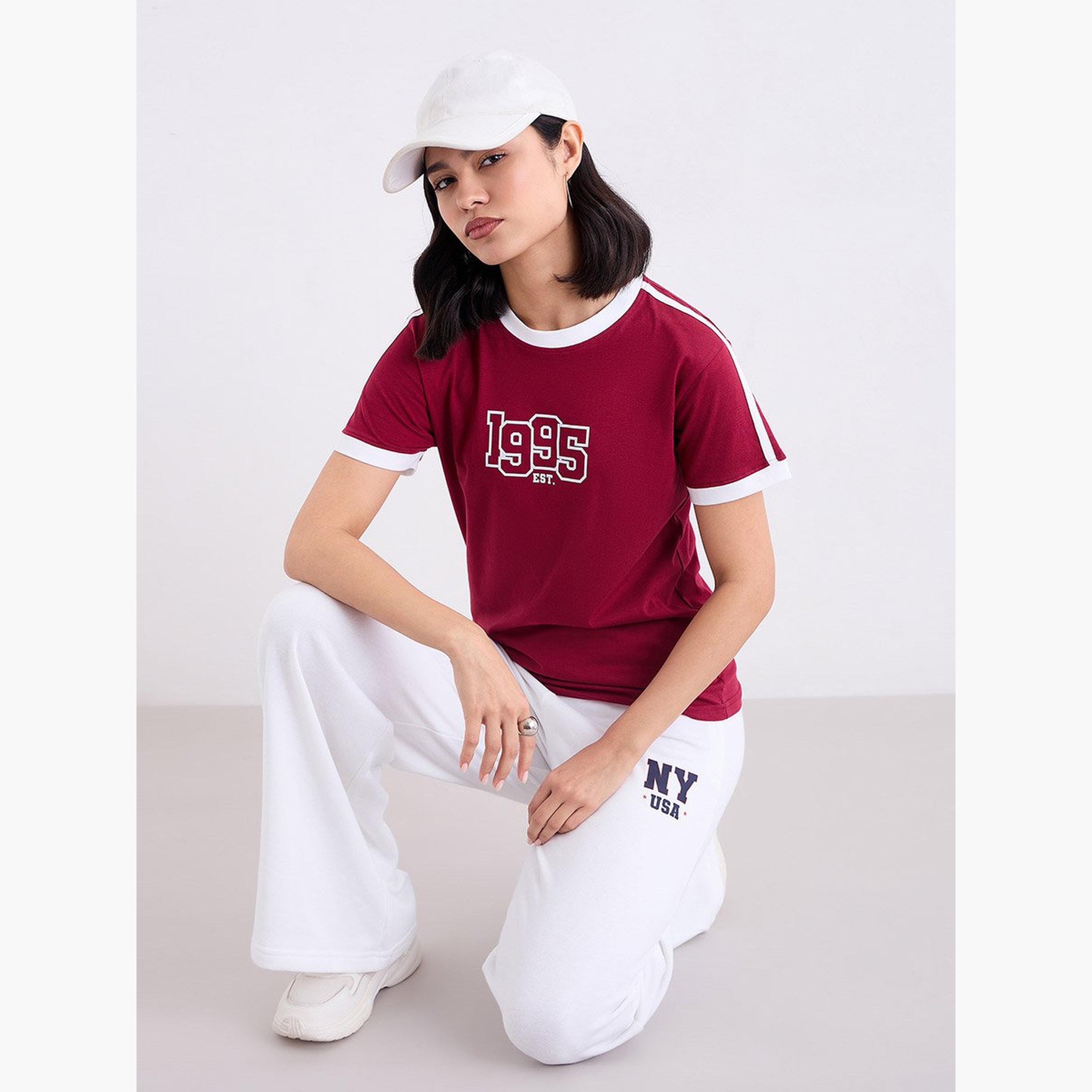 Styli Women Off White Wide Leg Joggers-women-clothing-bottoms-joggers-image-3