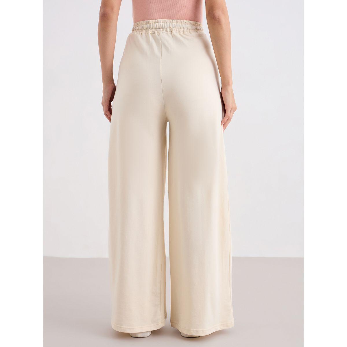 جوغر بقصة أرجل واسعة مع تفاصيل كسرات-women-clothing-bottoms-joggers-image-4
