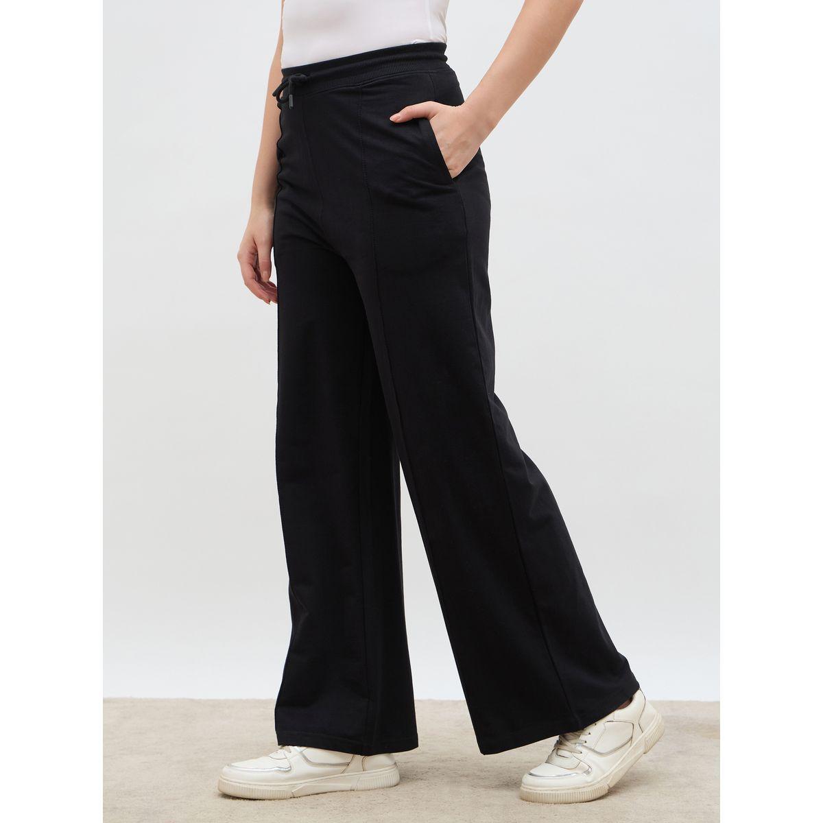 بنطال جوغر سادة بقصة أرجل مستقيمة-women-clothing-bottoms-joggers-image-3