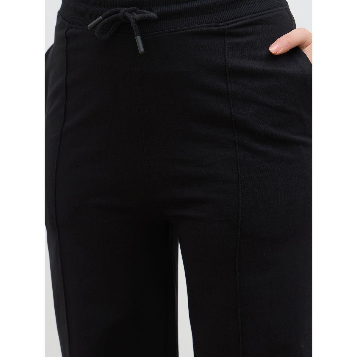 بنطال جوغر سادة بقصة أرجل مستقيمة-women-clothing-bottoms-joggers-image-4