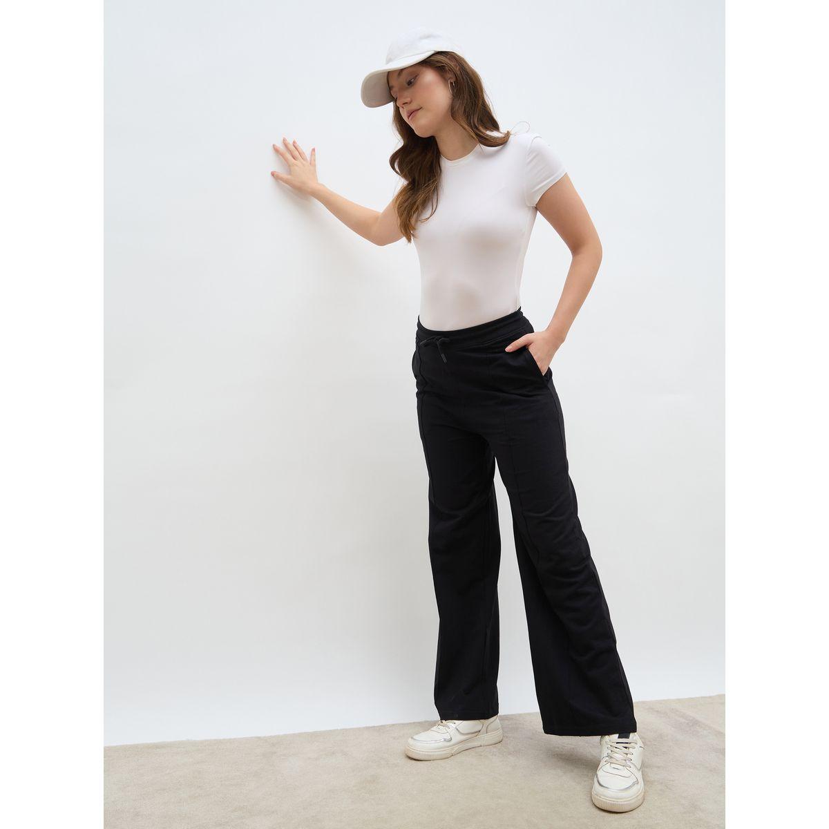 بنطال جوغر سادة بقصة أرجل مستقيمة-women-clothing-bottoms-joggers-image-6