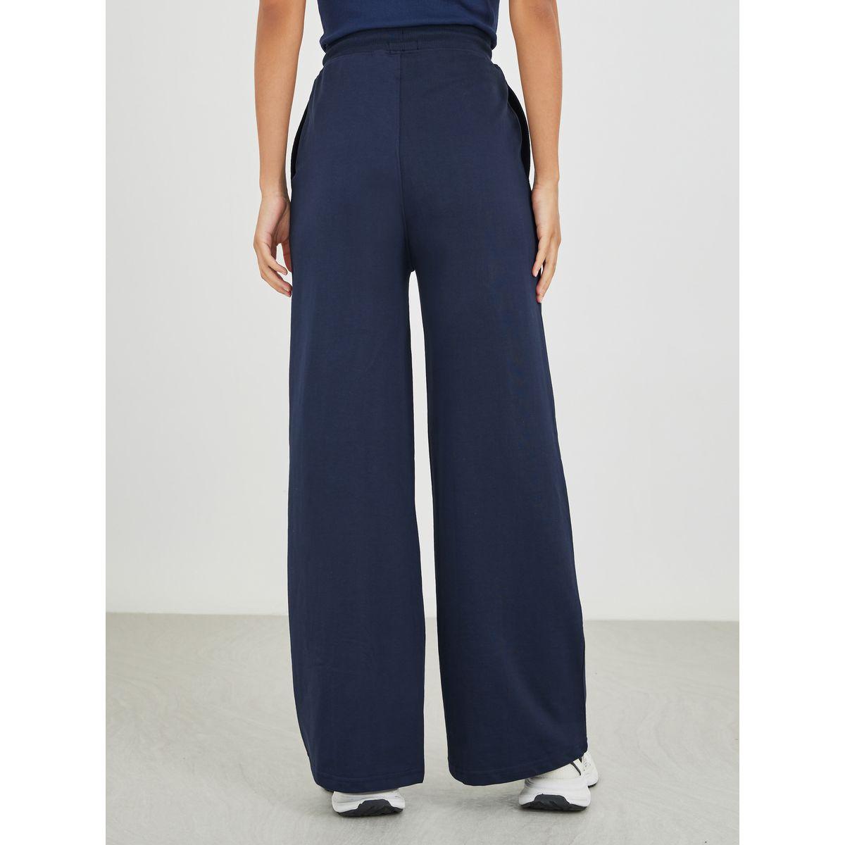 جوغر سادة بقصة مستقيمة وخصر مطاطي-women-clothing-bottoms-joggers-image-4