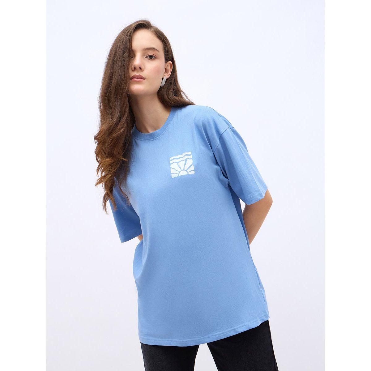 Styli Graphic Print Crew Neck Oversized T-Shirt-women-clothing-tshirts-image-2