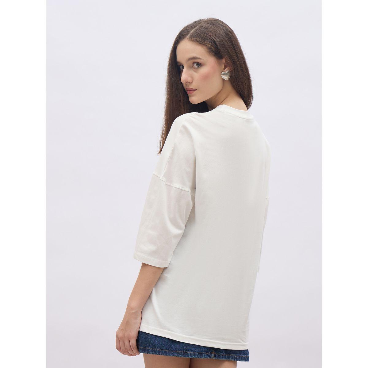 تيشيرت فضفاض مطبع بطبعة جرافيك-women-clothing-tshirts-image-5