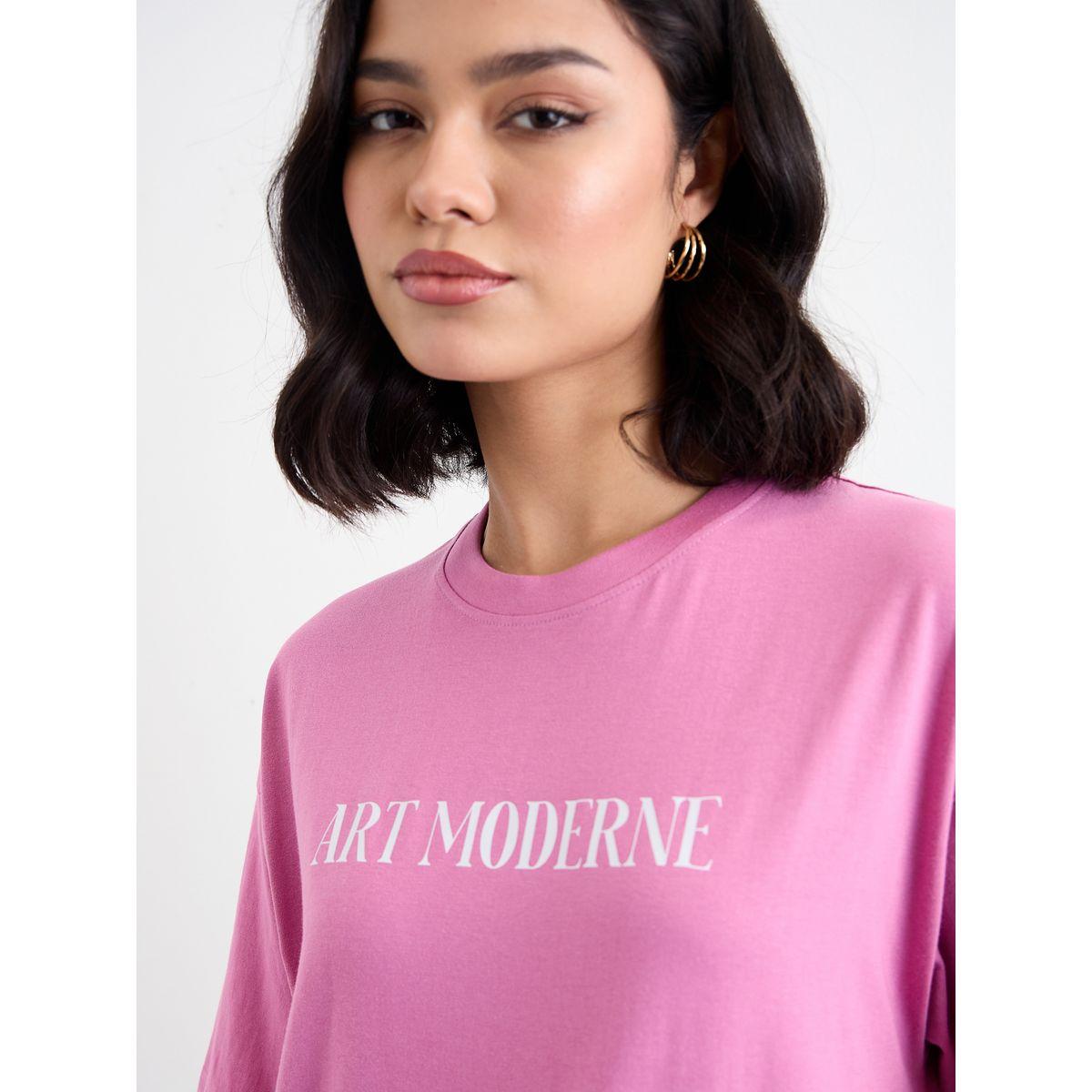 تيشيرت فضفاض بطبعة جرافيك-women-clothing-tshirts-image-3