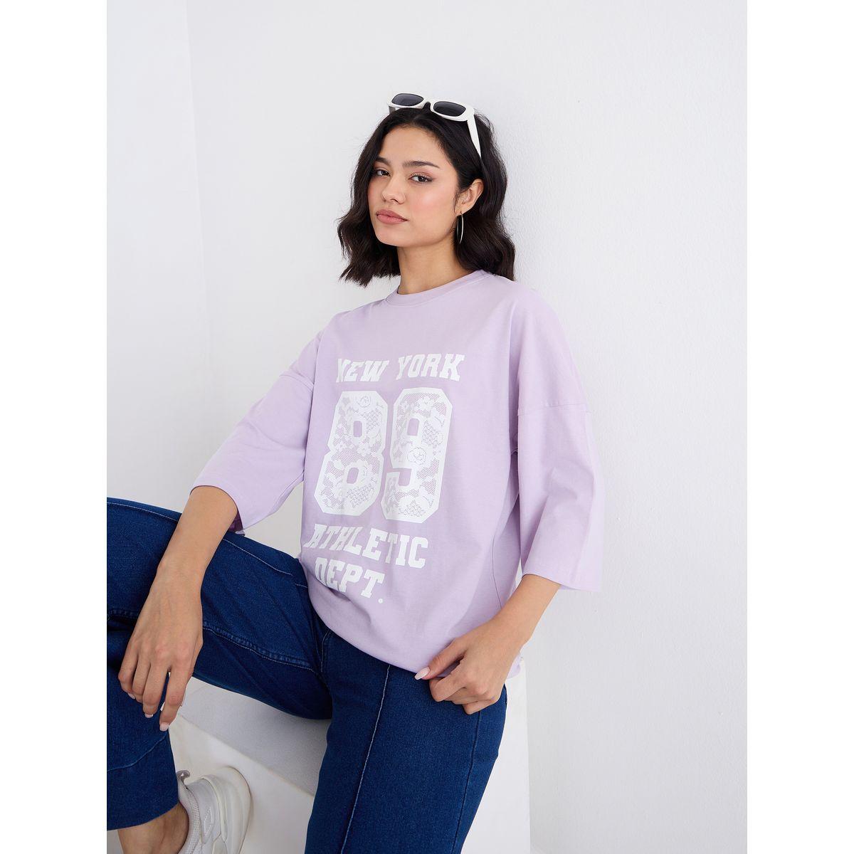 تيشيرت فضفاض بطبعة جرافيك-women-clothing-tshirts-image-3