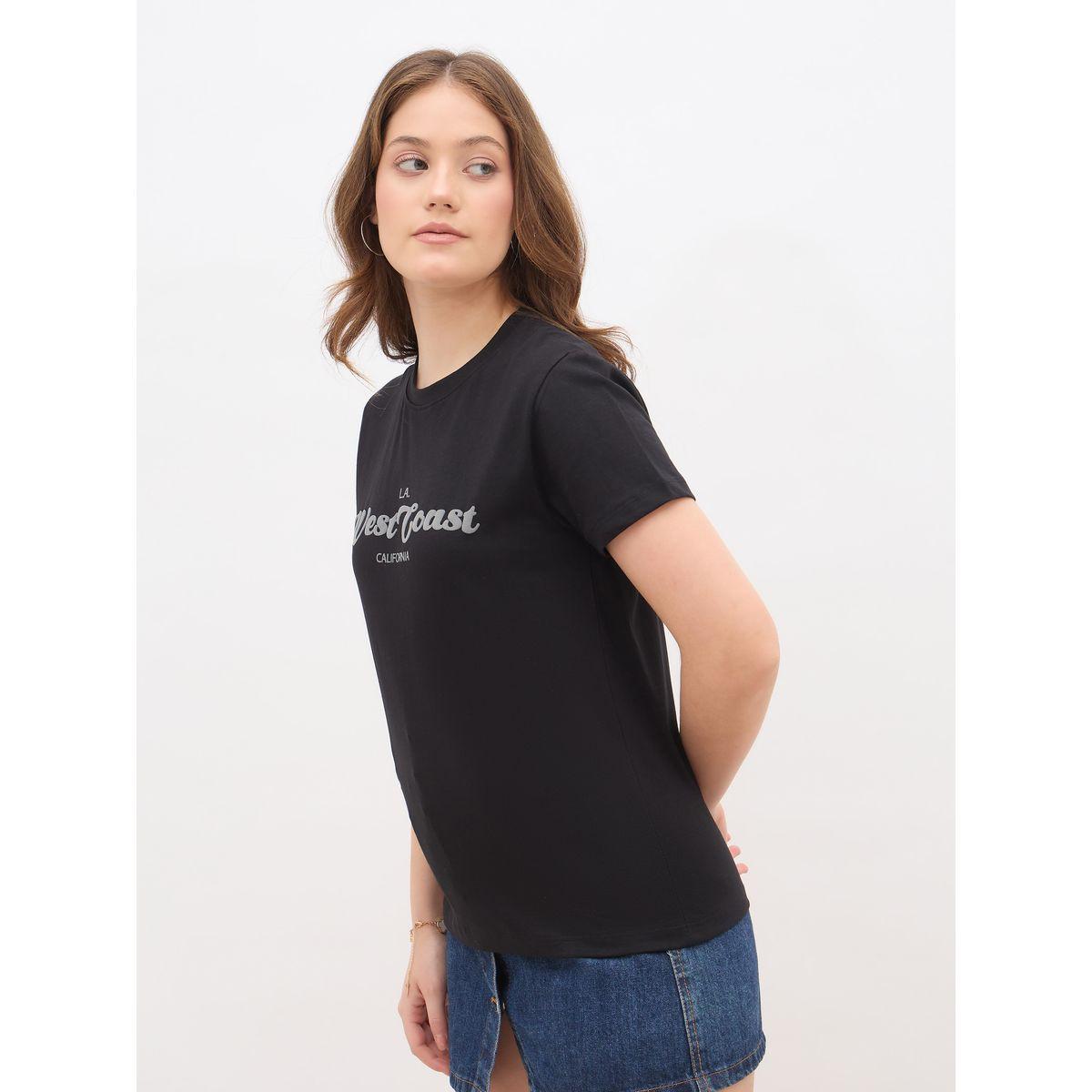 Styli Slogan Print Regular Fit T-Shirt-women-clothing-tshirts-image-3