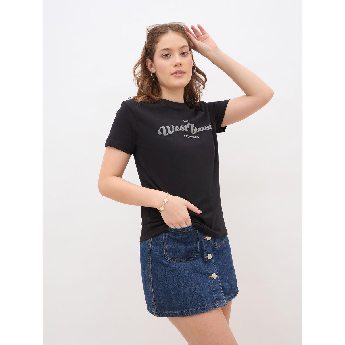 Styli Slogan Print Regular Fit T-Shirt-women-clothing-tshirts-image-6