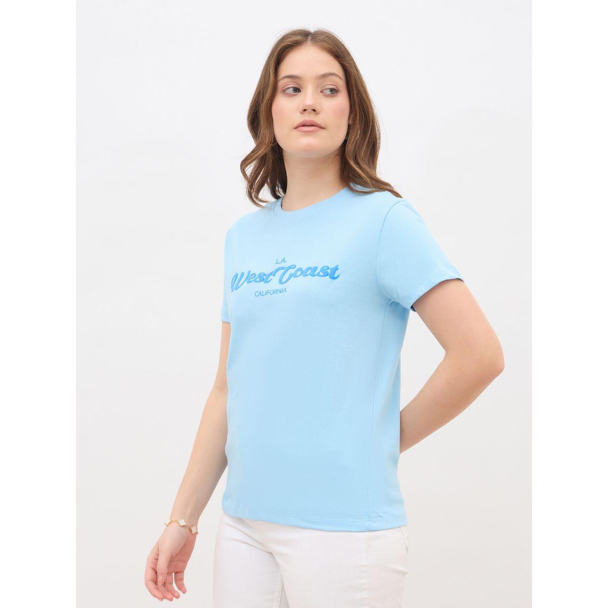 Styli Slogan Print Regular Fit T-Shirt-women-clothing-tshirts-image-3