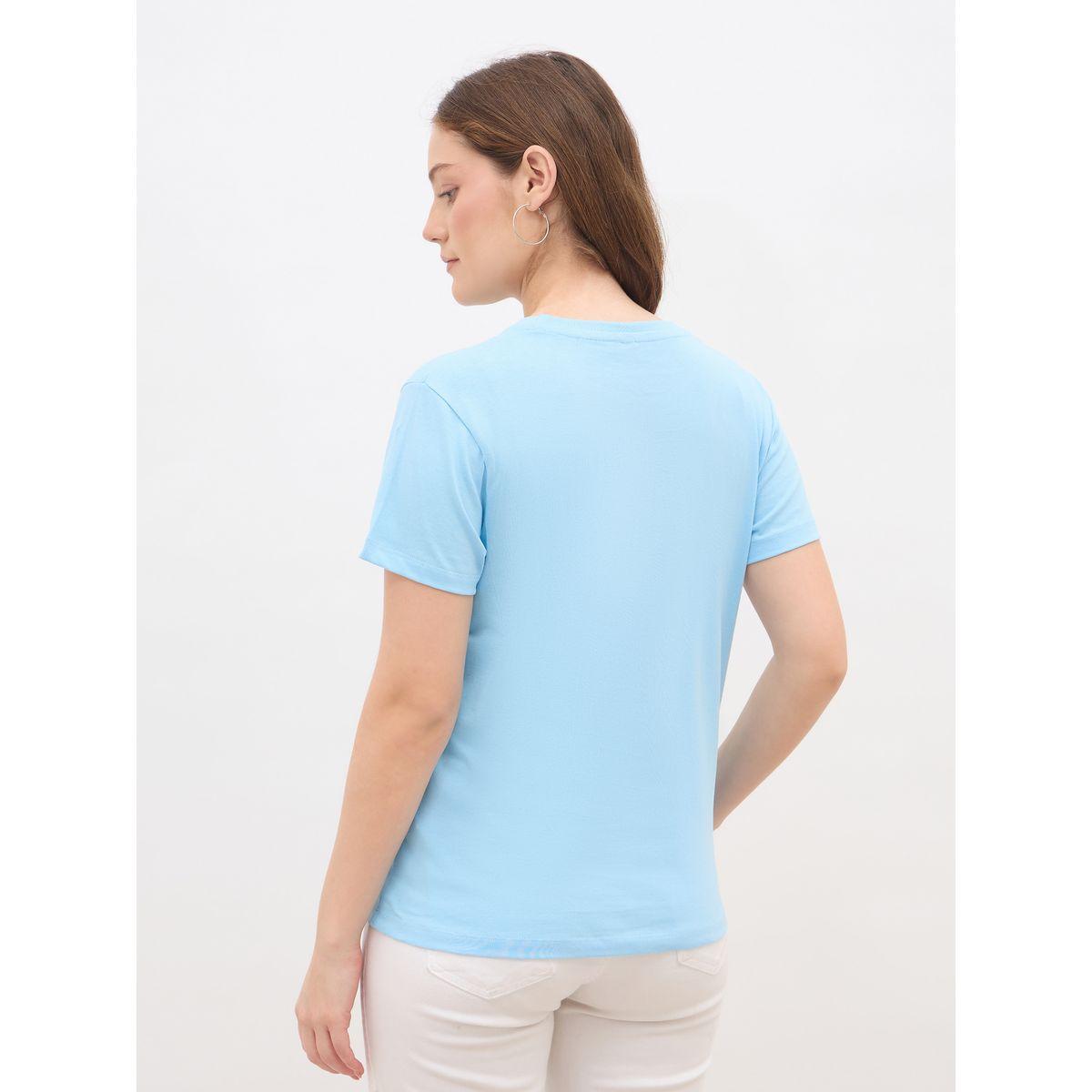 Styli Slogan Print Regular Fit T-Shirt-women-clothing-tshirts-image-5