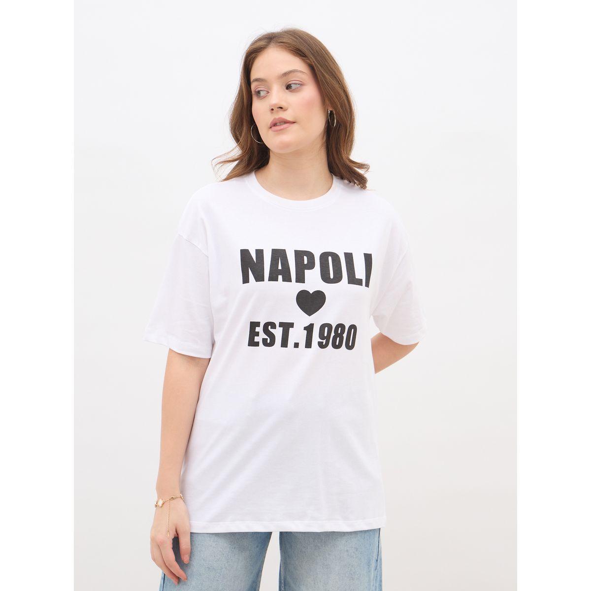 Styli Slogan Print Regular Fit T-Shirt-women-clothing-tshirts-image-2