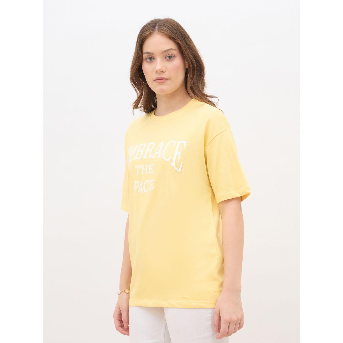 Styli Slogan Print Oversized T-Shirt-women-clothing-tshirts-image-3