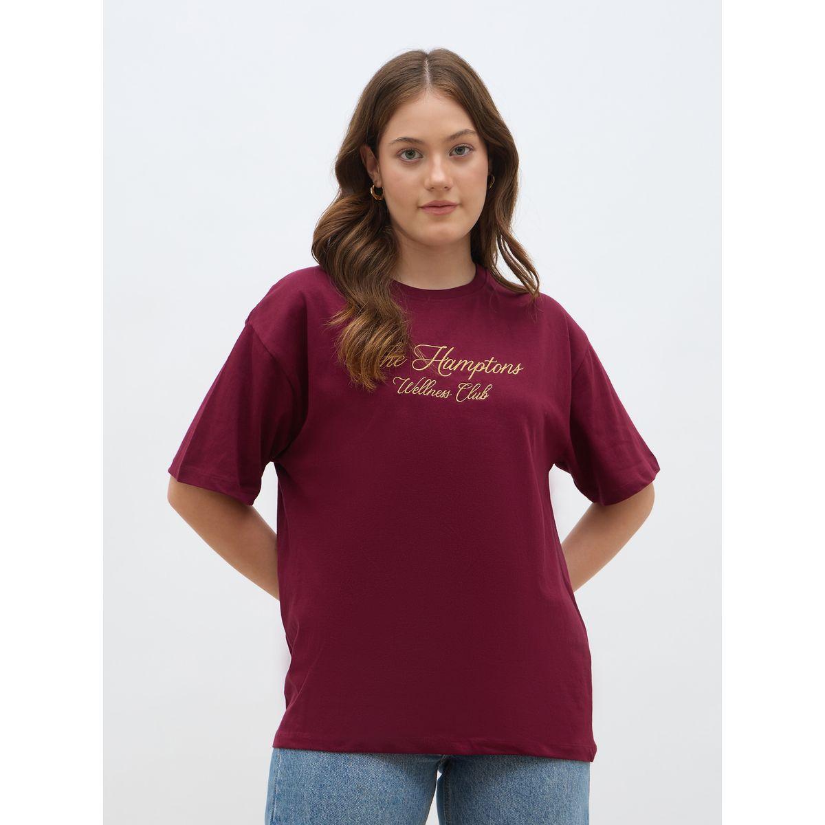 Styli Embroidered Slogan Oversized T-Shirt-women-clothing-tshirts-image-2