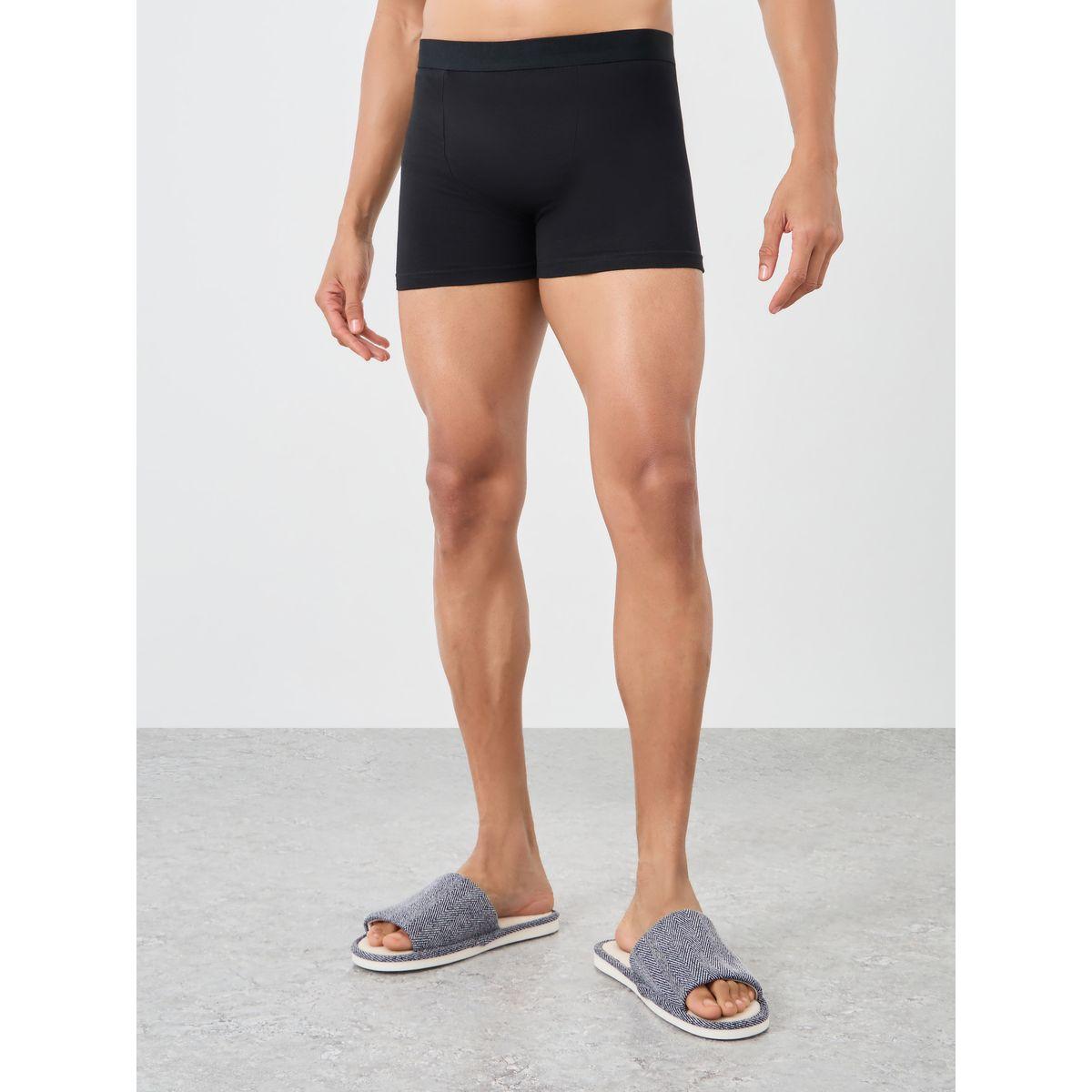 مجموعة من 2 تيشيرت كت سادة-men-clothing-innerwear-underwear-image-2