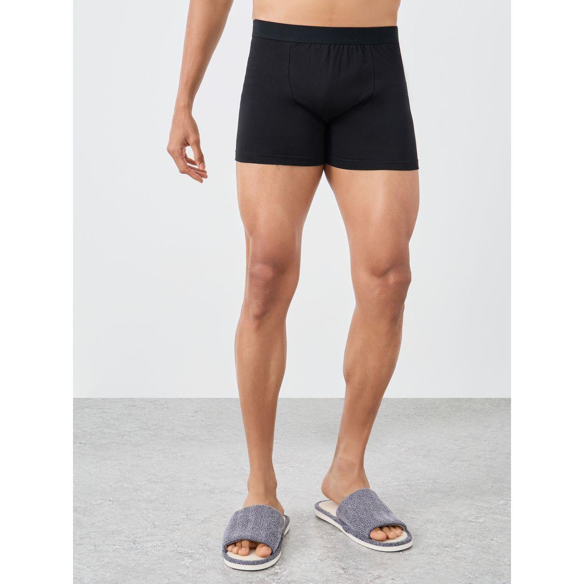 Styli Set of 5 - Solid Cotton Stretch Trunks-men-clothing-innerwear-underwear-image-2