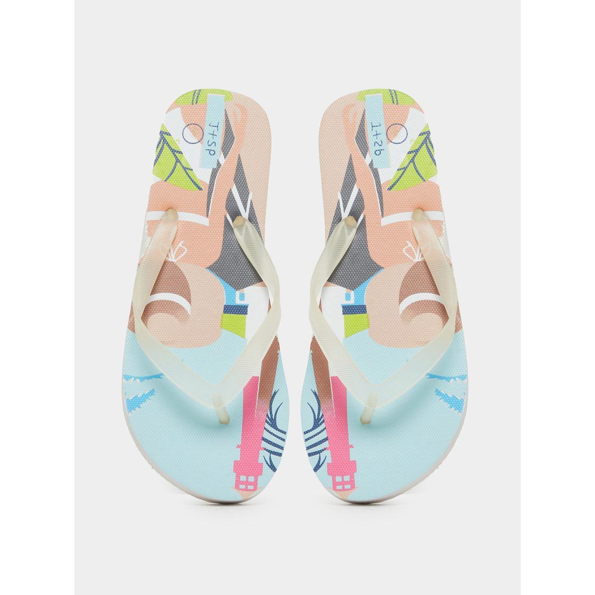Styli Beach Print Flip Flops-women-shoes-flipflopsandslides-image-5