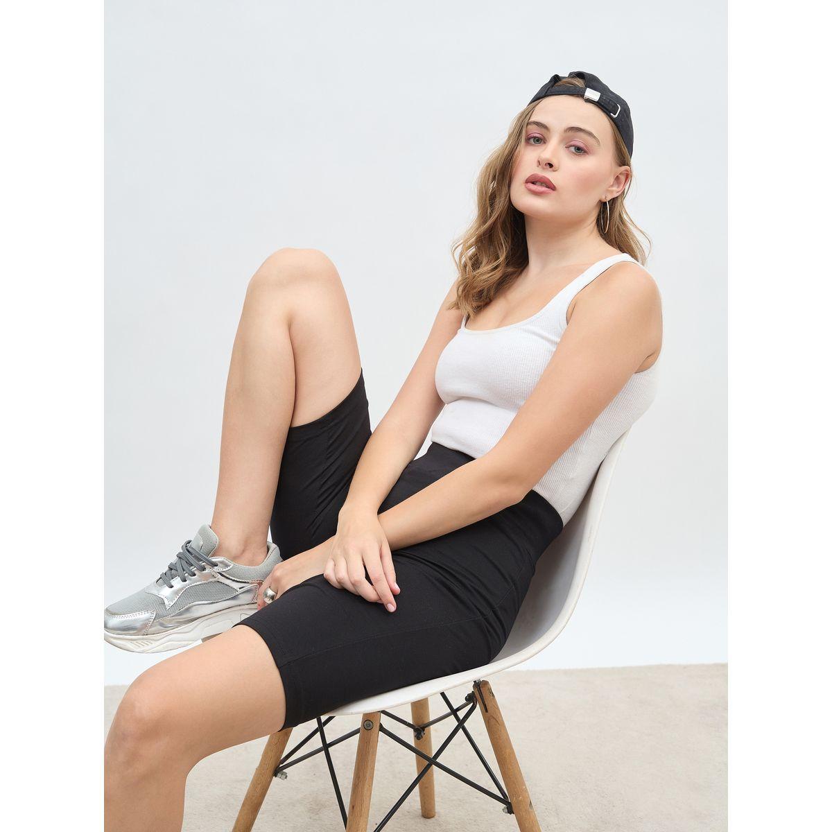 شورت ركوب الدراجات بخصر كروس-women-clothing-bottoms-shorts-image-6