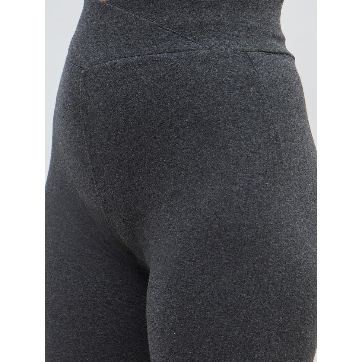 Styli Solid Cycling Shorts with Cross Waistband Detail-women-clothing-bottoms-shorts-image-4