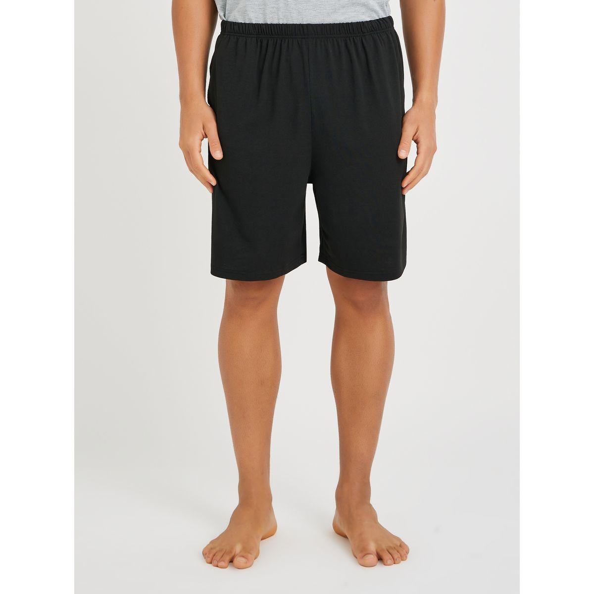 Styli Slogan Back Print Raglan Sleeves T-Shirt and Shorts Set-men-clothing-nightwear-sets-image-5