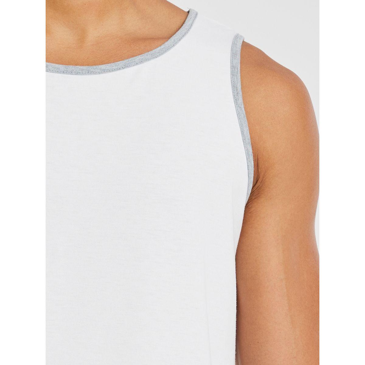 Styli Solid Regular Fit Tank and Shorts Co-Ords-men-clothing-nightwear-sets-image-3