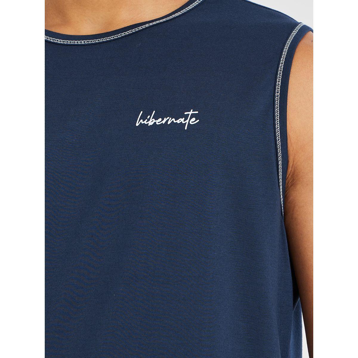 مجموعة من شورت وتيشيرت كت بطبعة صغيرة-men-clothing-nightwear-sets-image-3