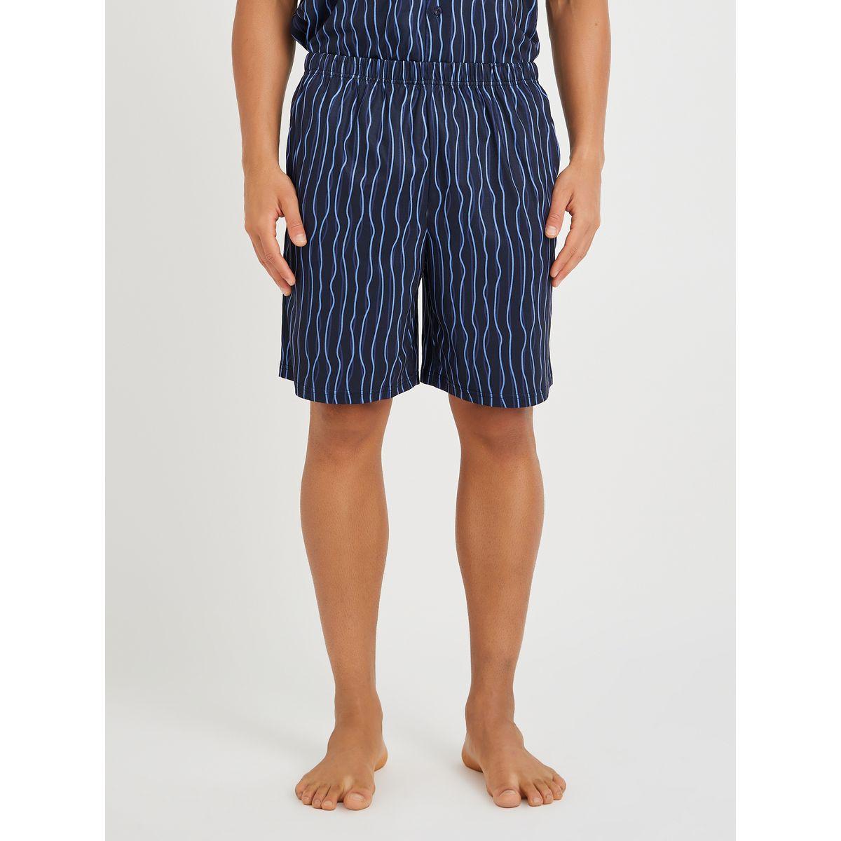 طقم بيجاما من شورت وقميص بأكمام قصيرة-men-clothing-nightwear-sets-image-4