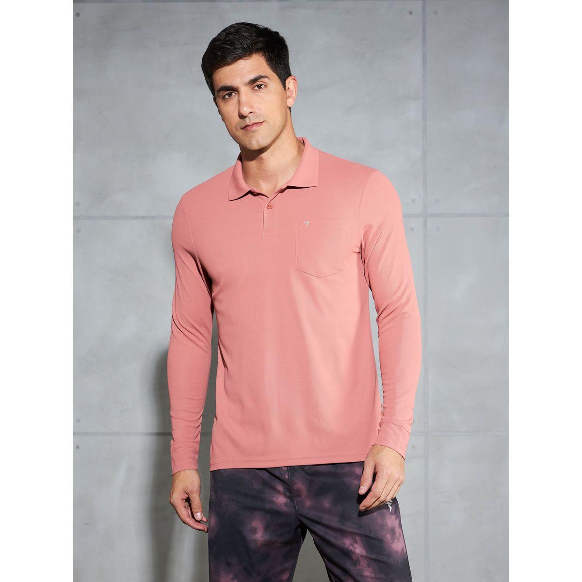 تيشيرت بولو سادة بتفاصيل جيب-men-clothing-sportswearandactivewear-tshirtsandpolos-image-2