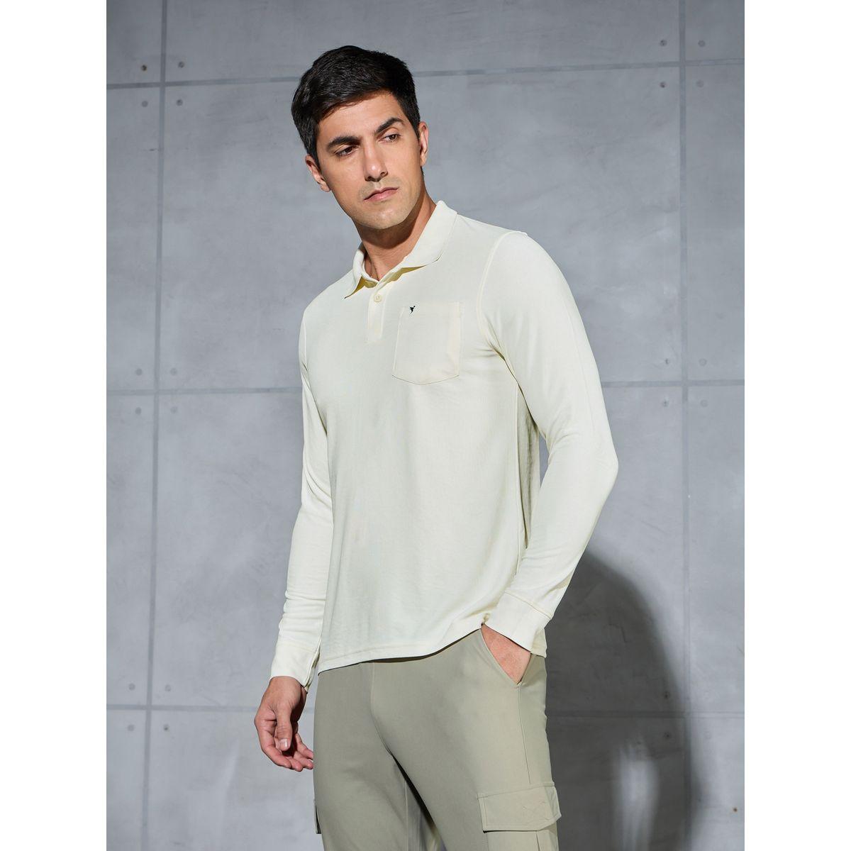 تيشيرت بولو سادة بتفاصيل جيب-men-clothing-sportswearandactivewear-tshirtsandpolos-image-2