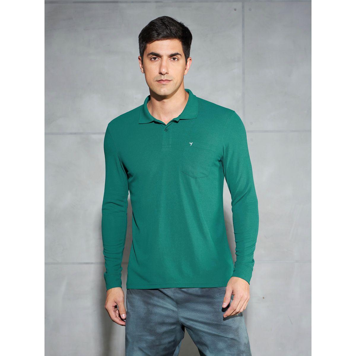 تيشيرت بولو سادة بتفاصيل جيب-men-clothing-sportswearandactivewear-tshirtsandpolos-image-1