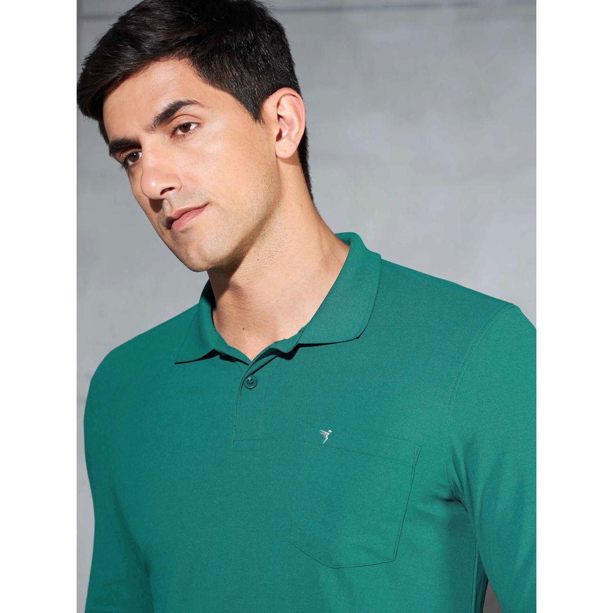 تيشيرت بولو سادة بتفاصيل جيب-men-clothing-sportswearandactivewear-tshirtsandpolos-image-2