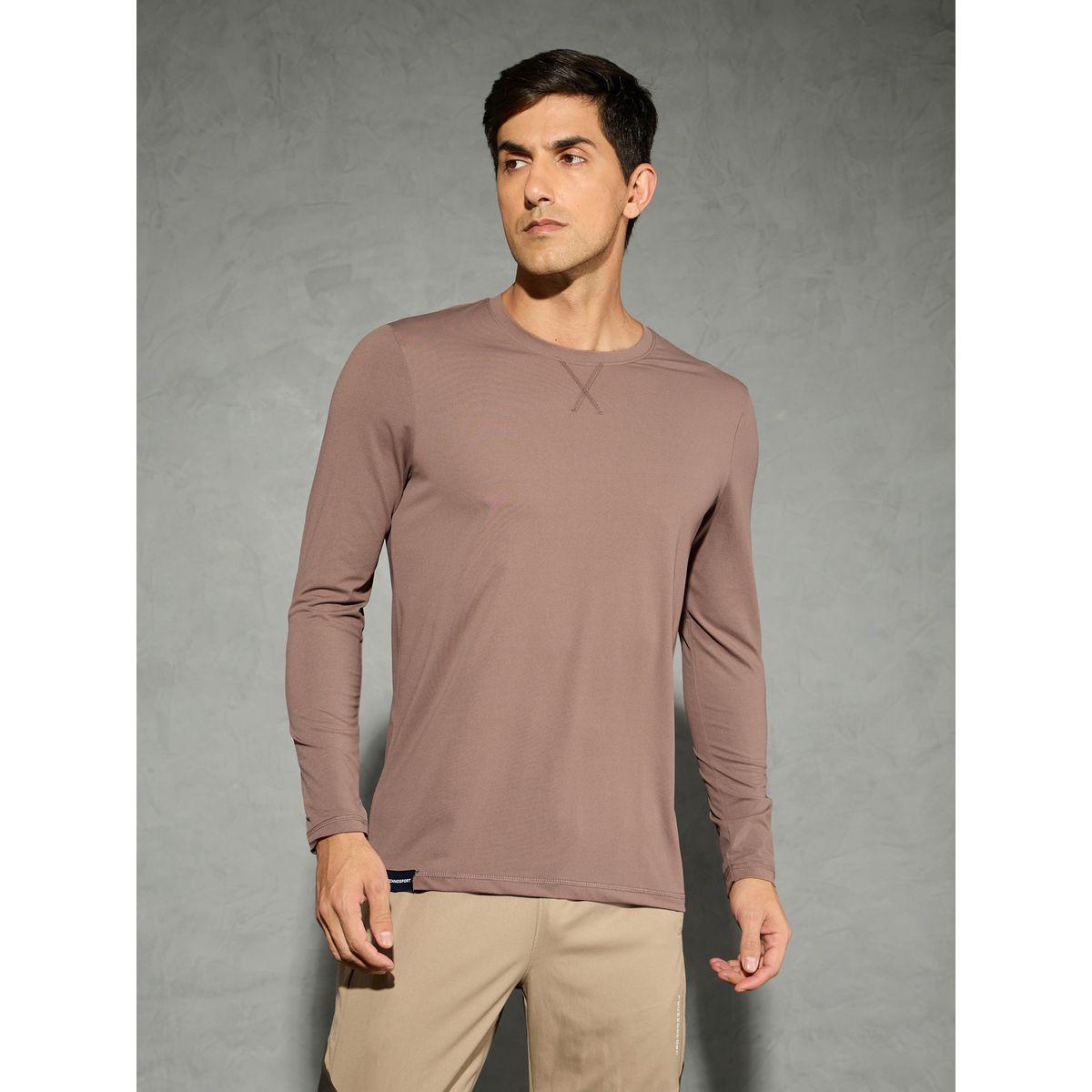 Technosport Solid Round Neck Long Sleeve T-Shirt-men-clothing-sportswearandactivewear-tshirtsandpolos-image-1