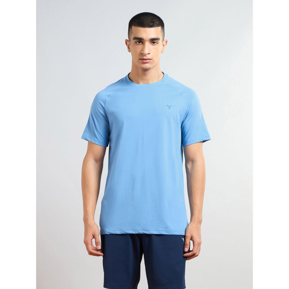 Technosport Solid Short Sleeves Regular Fit T-Shirt-men-clothing-sportswearandactivewear-tshirtsandpolos-image-1