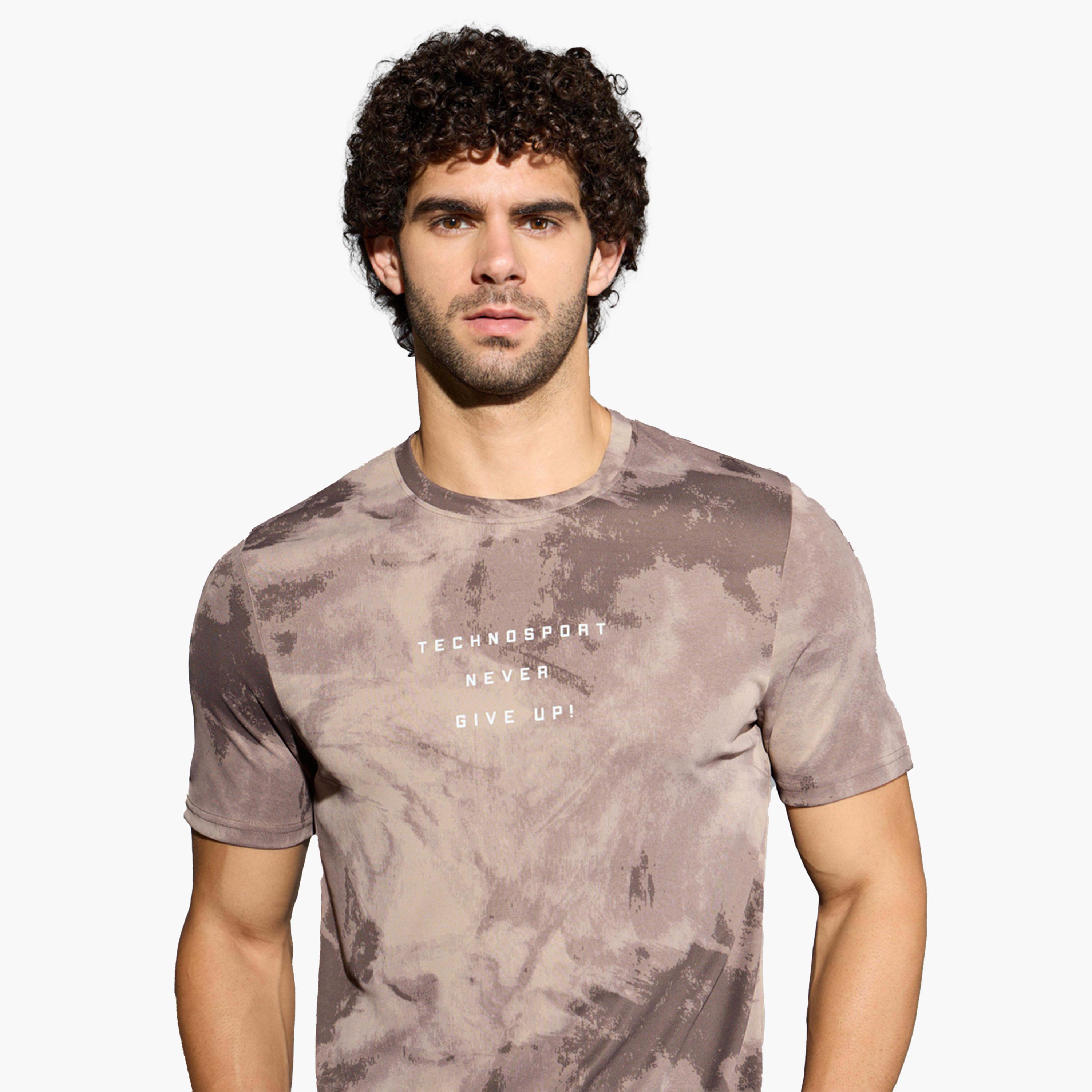 Technosport X Styli Men Camouflage Printed Round Neck Regular Fit T-Shirt-men-clothing-sportswearandactivewear-tshirtsandpolos-image-2