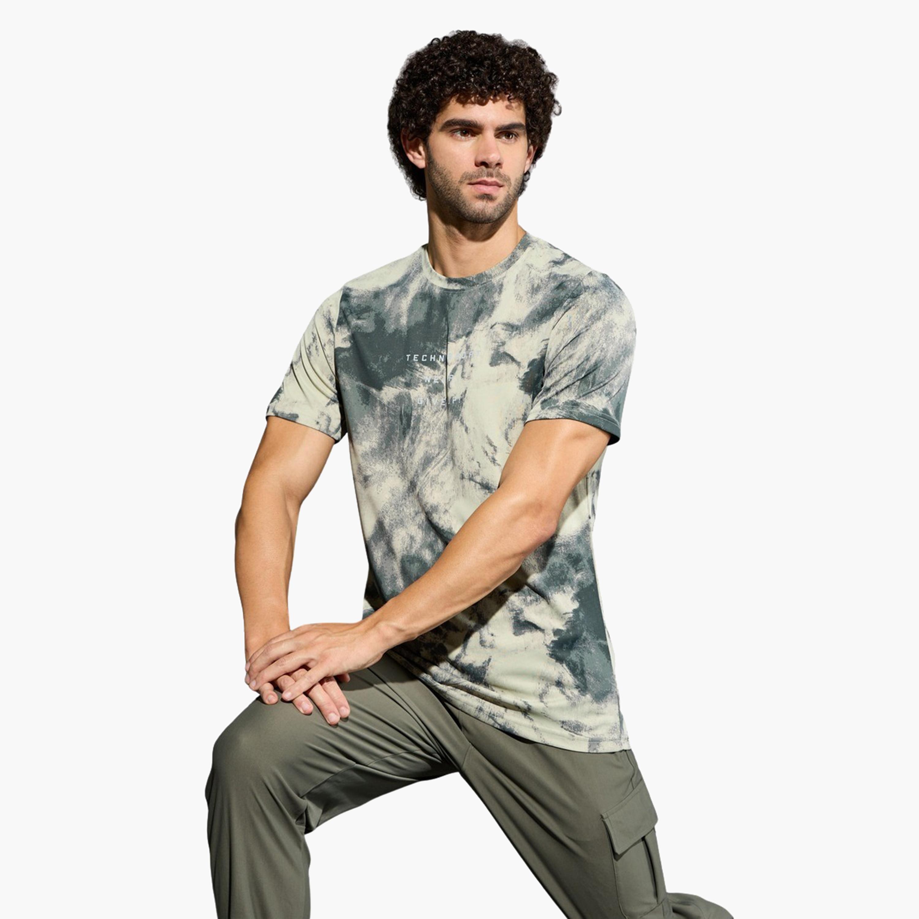 Technosport x Styli Men Camouflage Printed Round Neck Regular Fit T-Shirt-men-clothing-sportswearandactivewear-tshirtsandpolos-image-3