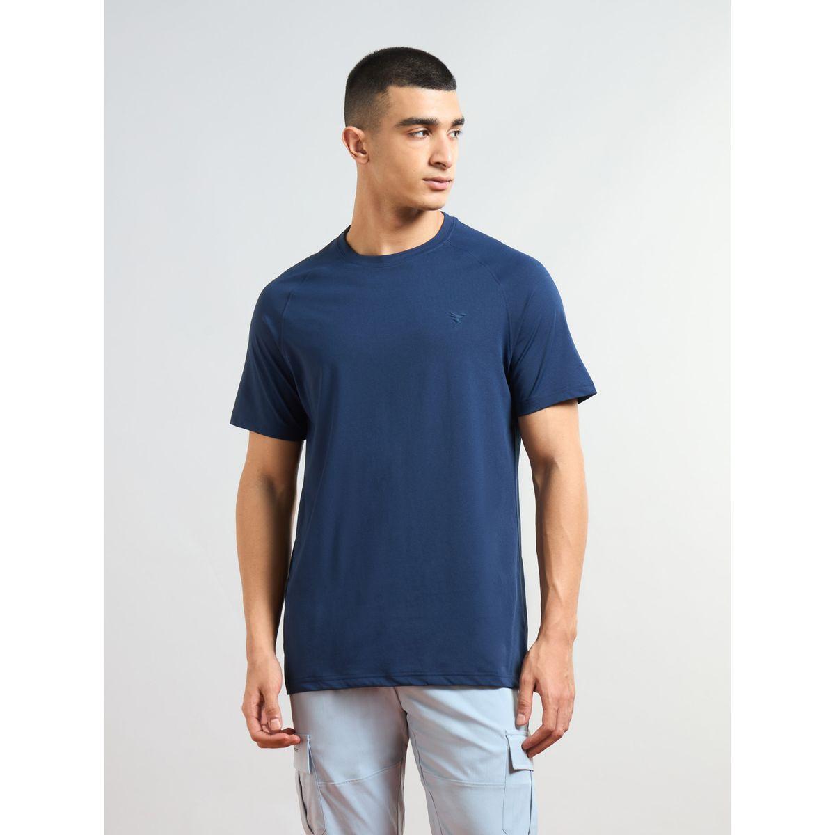 Technosport Solid Short Sleeves Regular Fit T-Shirt-men-clothing-sportswearandactivewear-tshirtsandpolos-image-1