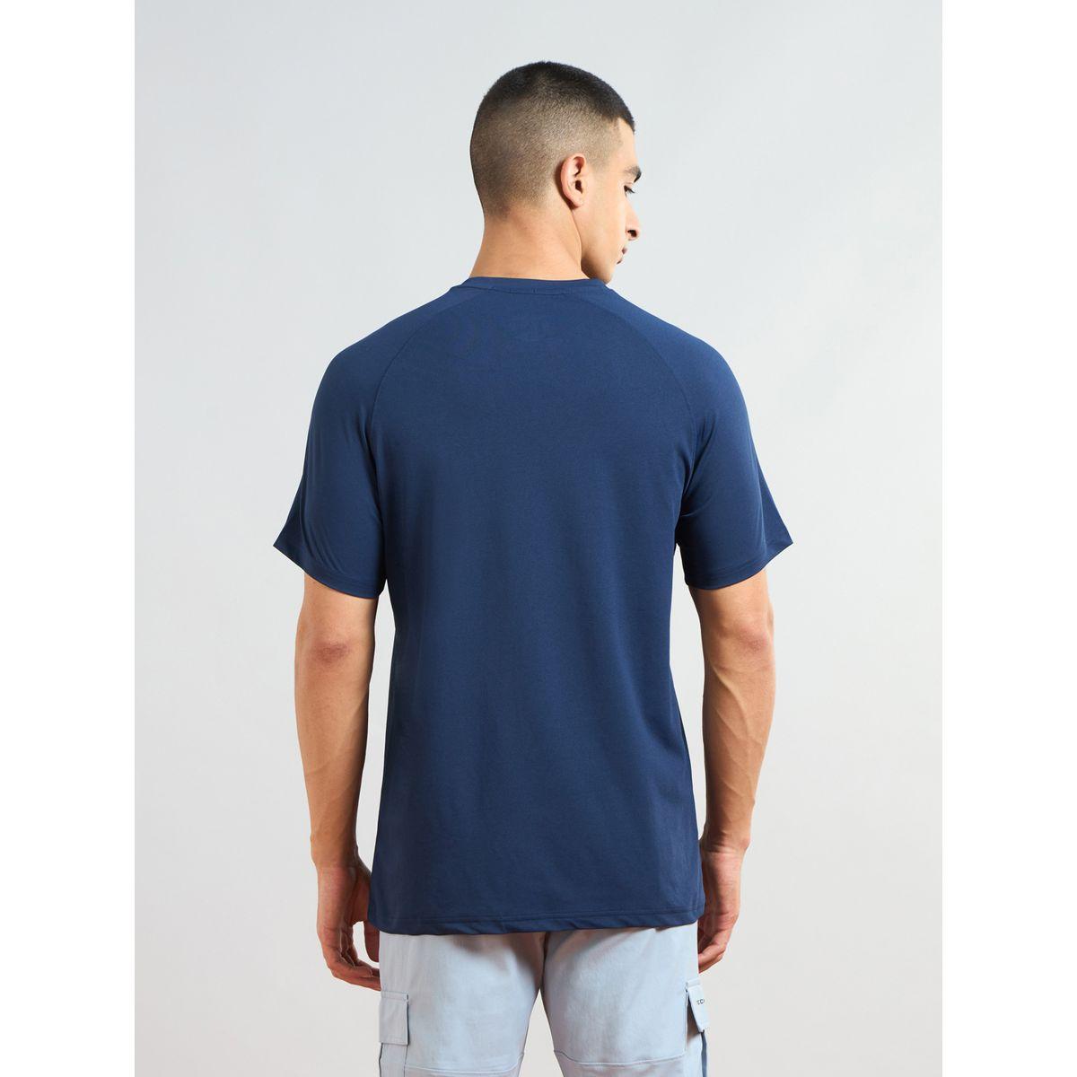 Technosport Solid Short Sleeves Regular Fit T-Shirt-men-clothing-sportswearandactivewear-tshirtsandpolos-image-3