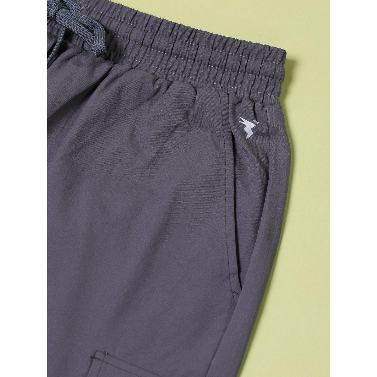 Technosport Men Solid Slim Fit Shorts with TS FLEXI-sports-men-clothing-bottoms-shorts-image-4