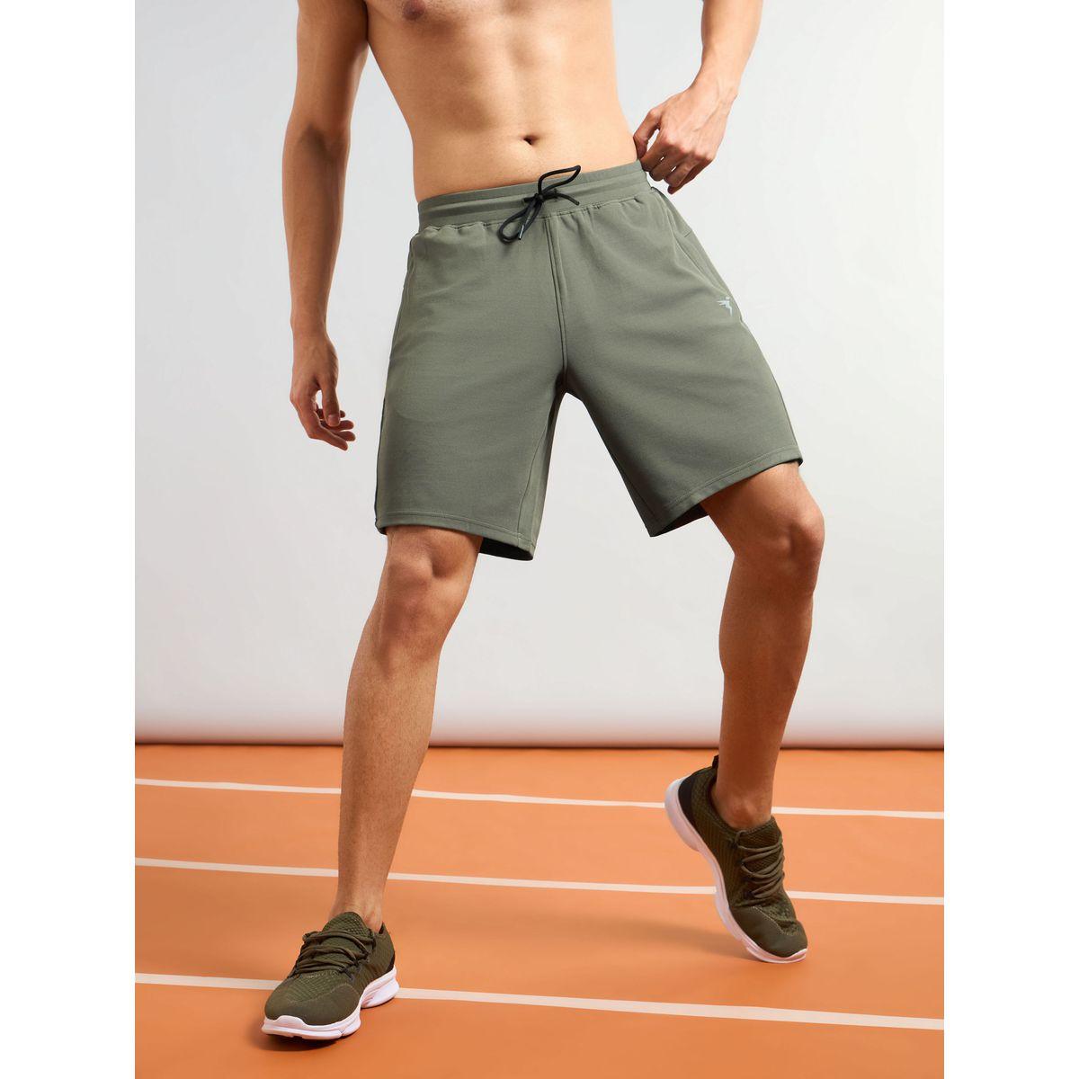 Technosport Men Solid Slim Fit  Shorts with TS Flexi-men-clothing-sportswearandactivewear-bottoms-shorts-image-1