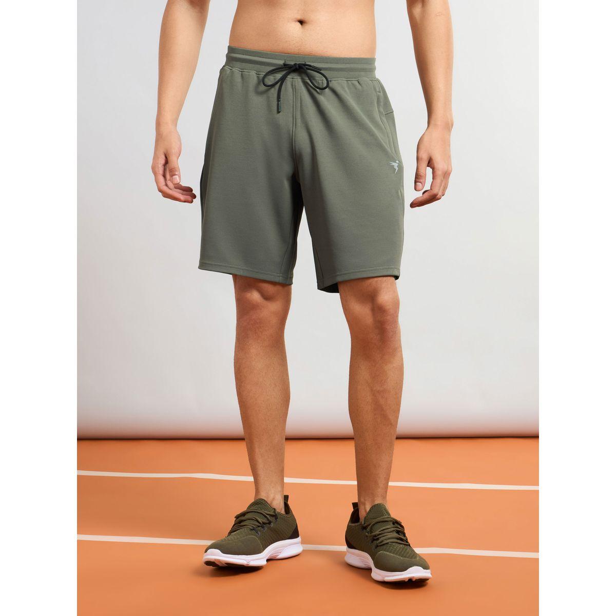 شورت رياضي سادة بقصة سليم فت-men-clothing-sportswearandactivewear-bottoms-shorts-image-3