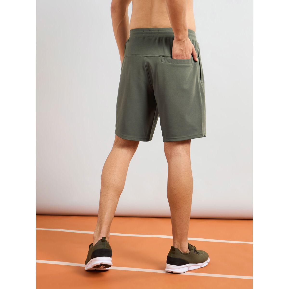 Technosport Men Solid Slim Fit  Shorts with TS Flexi-men-clothing-sportswearandactivewear-bottoms-shorts-image-4