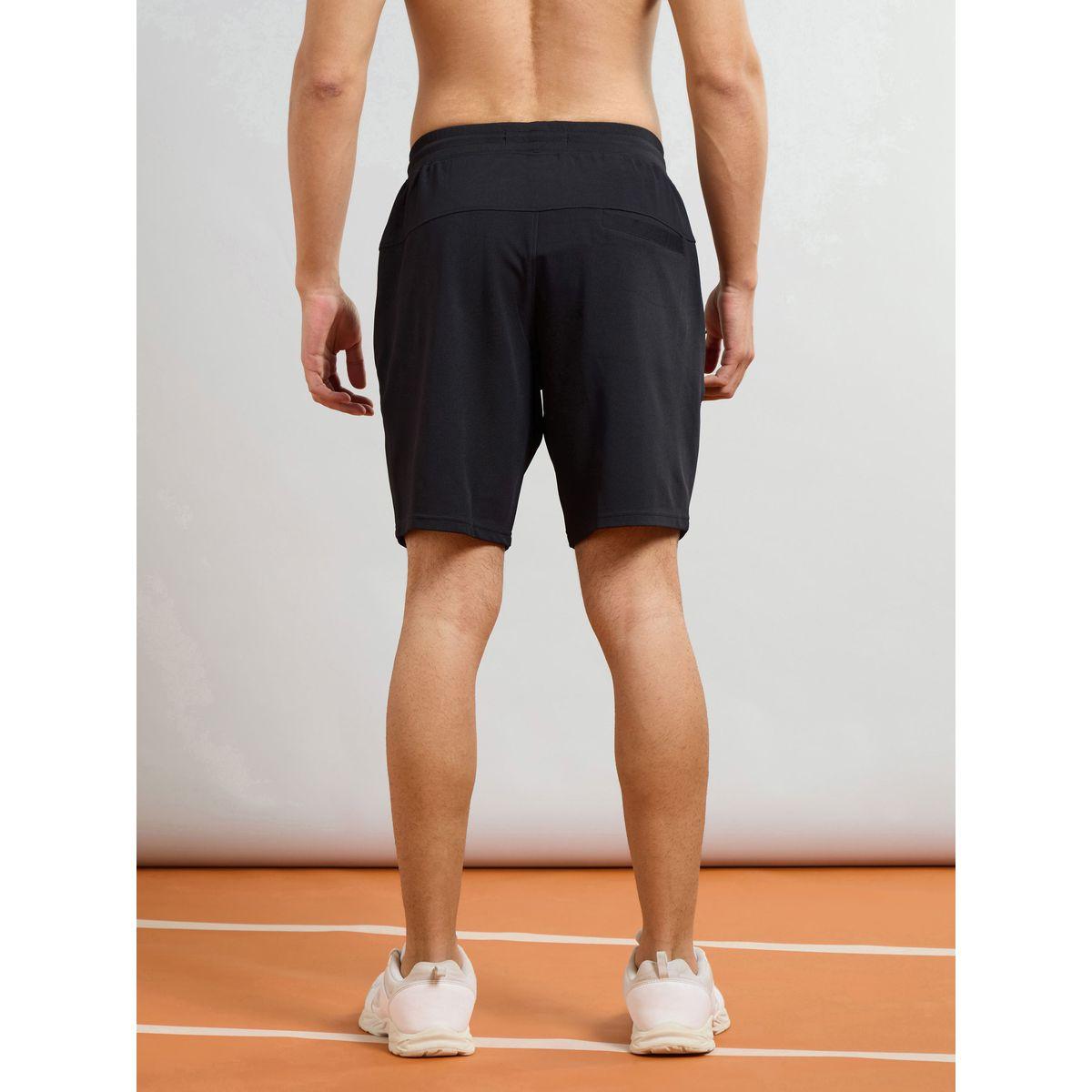 Technosport Men Solid Slim Fit Sports Shorts with TS Flexi-men-clothing-sportswearandactivewear-bottoms-shorts-image-5