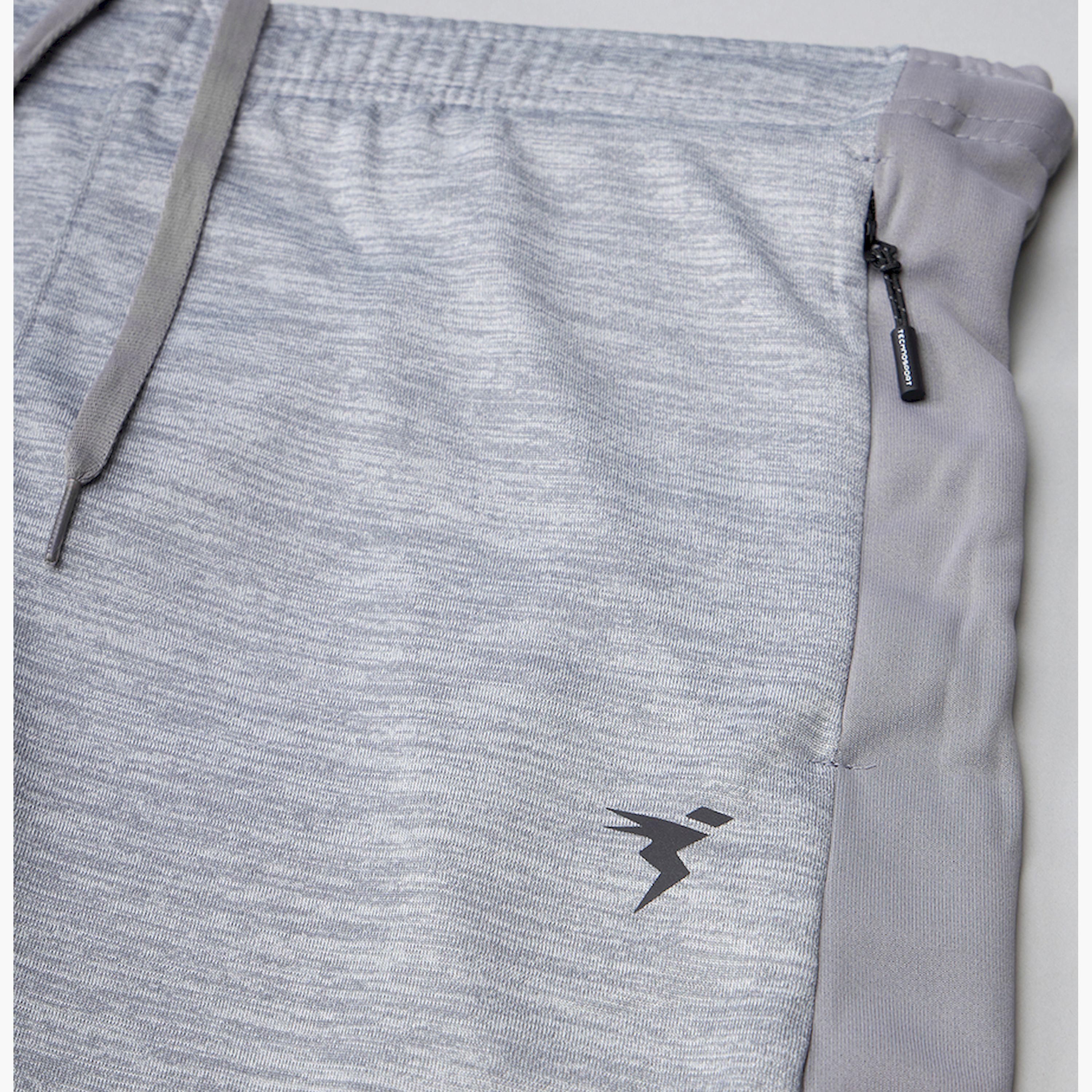 Technosport x Styli Men Melange Slim Fit Track Pants with TECHNO DRY-men-clothing-sportswearandactivewear-bottoms-joggers-image-4